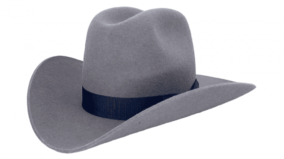 Westernhut Rodeo in Grau