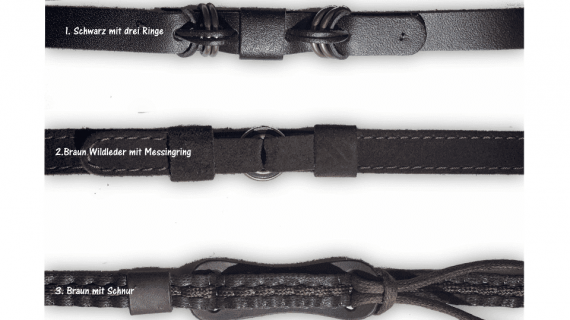 Hutband Leder 3 Variationen
