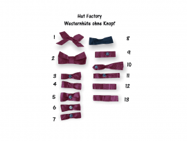 Hutmasche in div. Formen