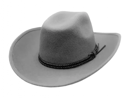 Westernhut Montana Grau Mit Bidee