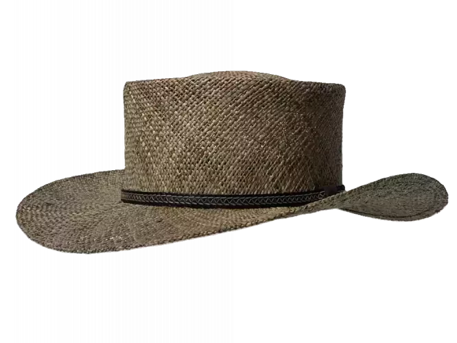 Old West Western Strohhut "American Pioneer„ aus Seegras
