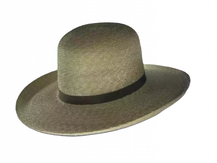 Westernstrohhut Open Crown