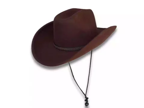 Westernhut mit Sturmband